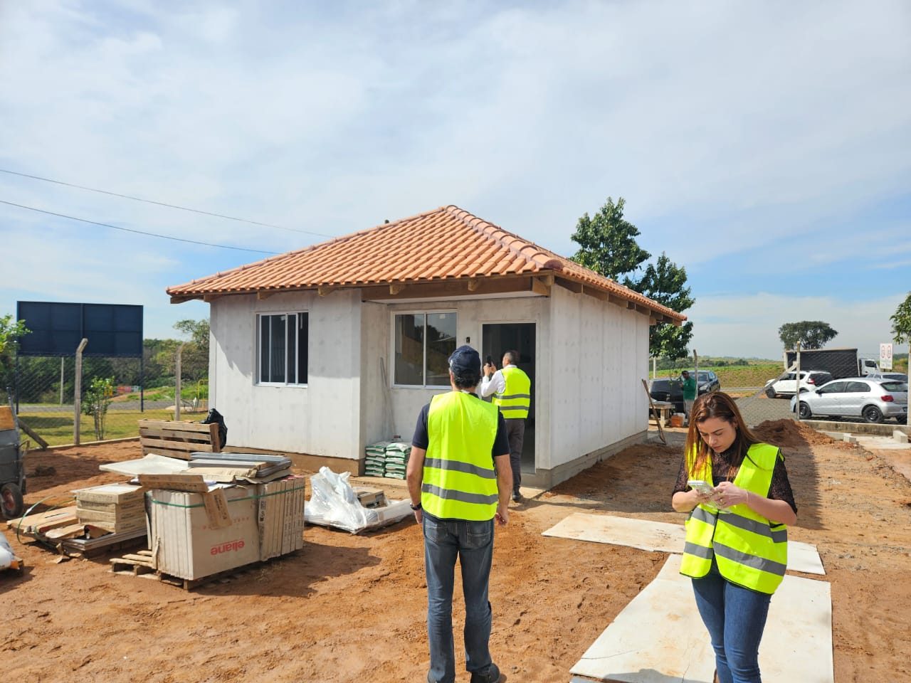 Casa modelo em wood frame